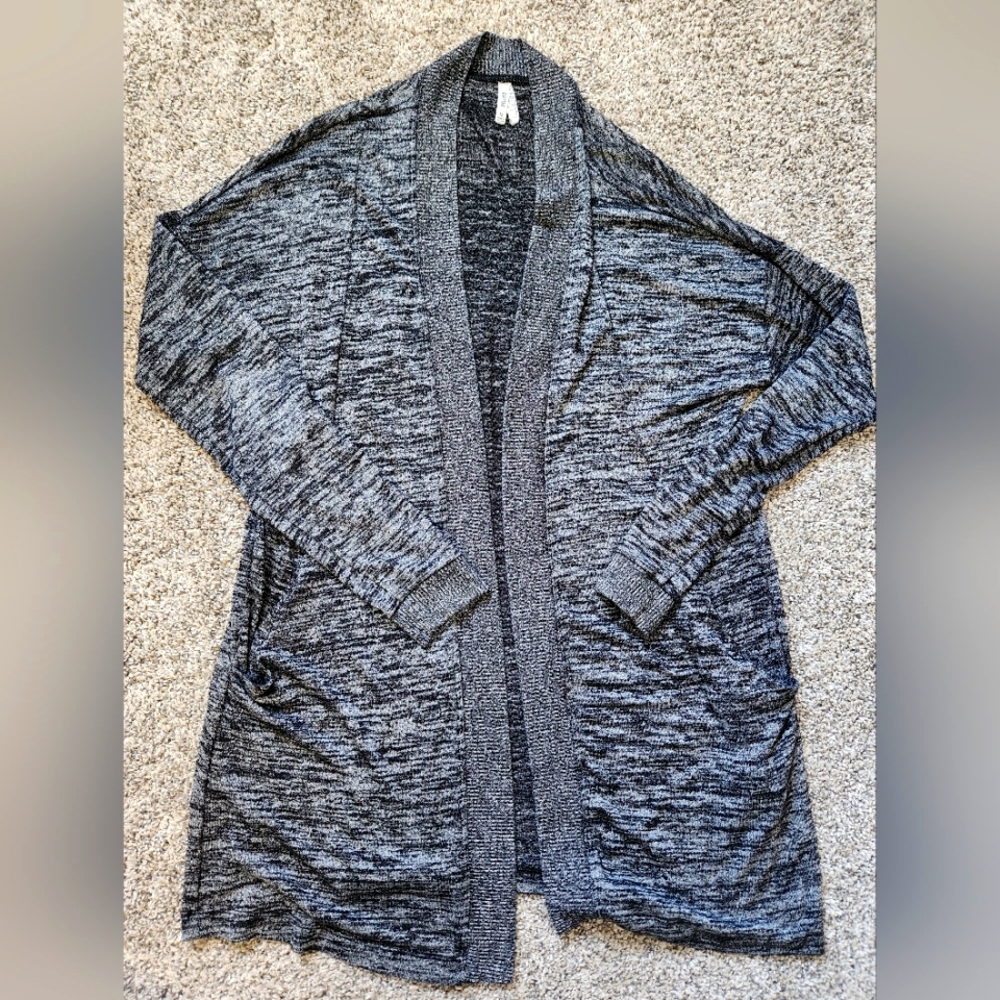 Black and grey cardigan